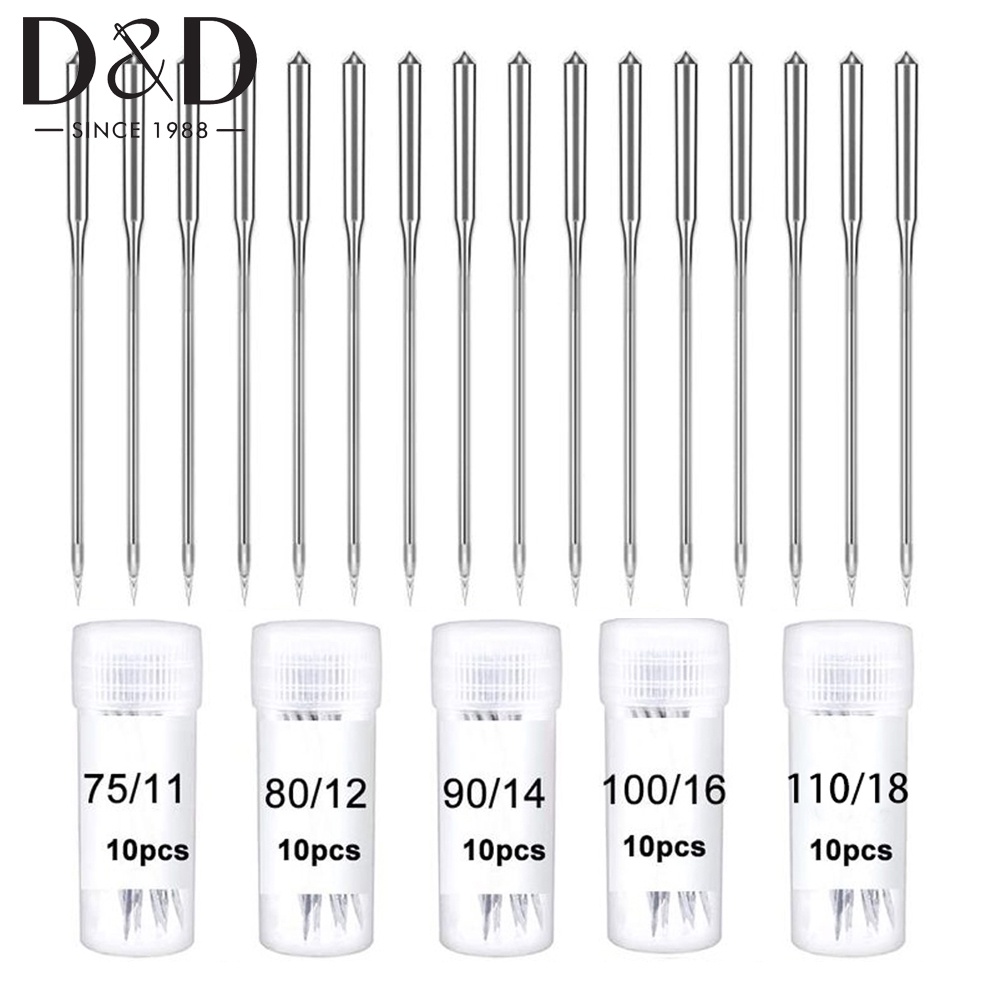 10pcs Portable Sewing Machine Needles Multi-function Universal Point 75 ...