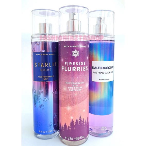 Fireside FlurriesKaleidoscopeStarlit Night by Bath & Body Works in