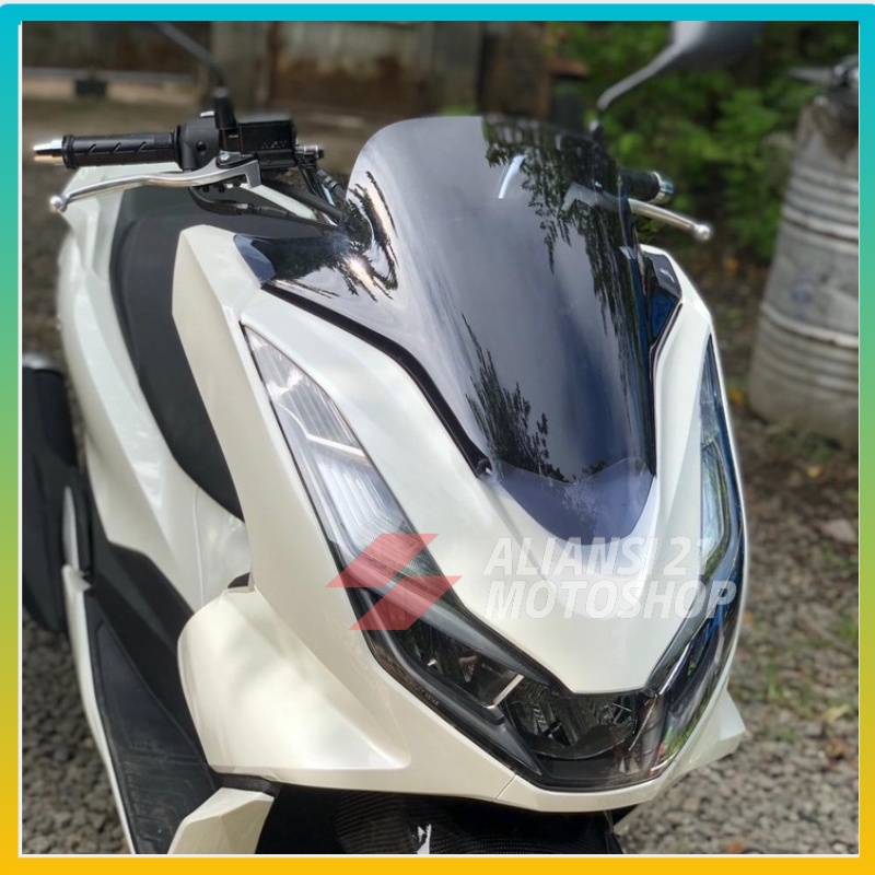 Windshield Visor Honda PCX 160 mdl Standard winsil PCX smoke Clear 3