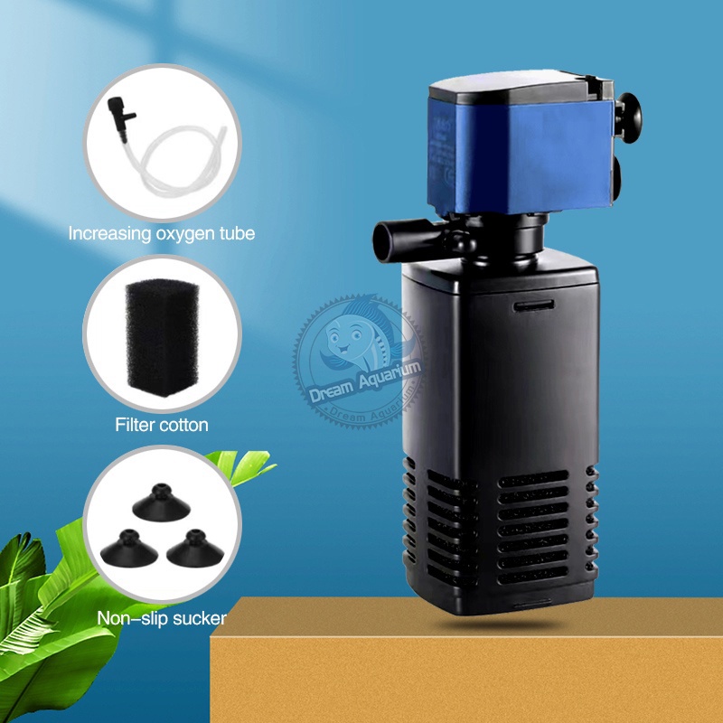3 in 1 Aquarium Filter For Fish Tank Aquarium Oxygen With Filter