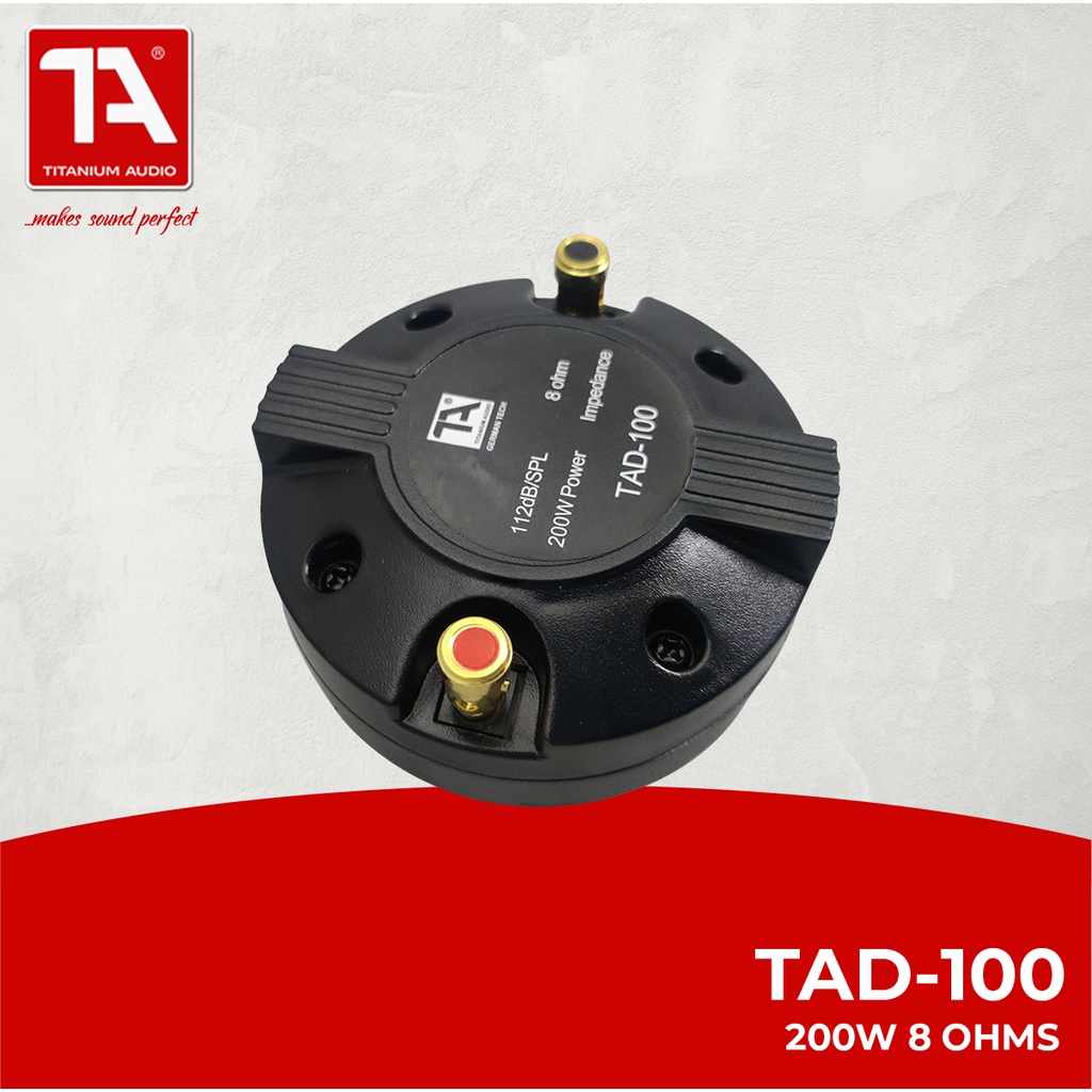 Titanium Audio TAD 100 / Compression Driver Unit / 200W / Titanium ...