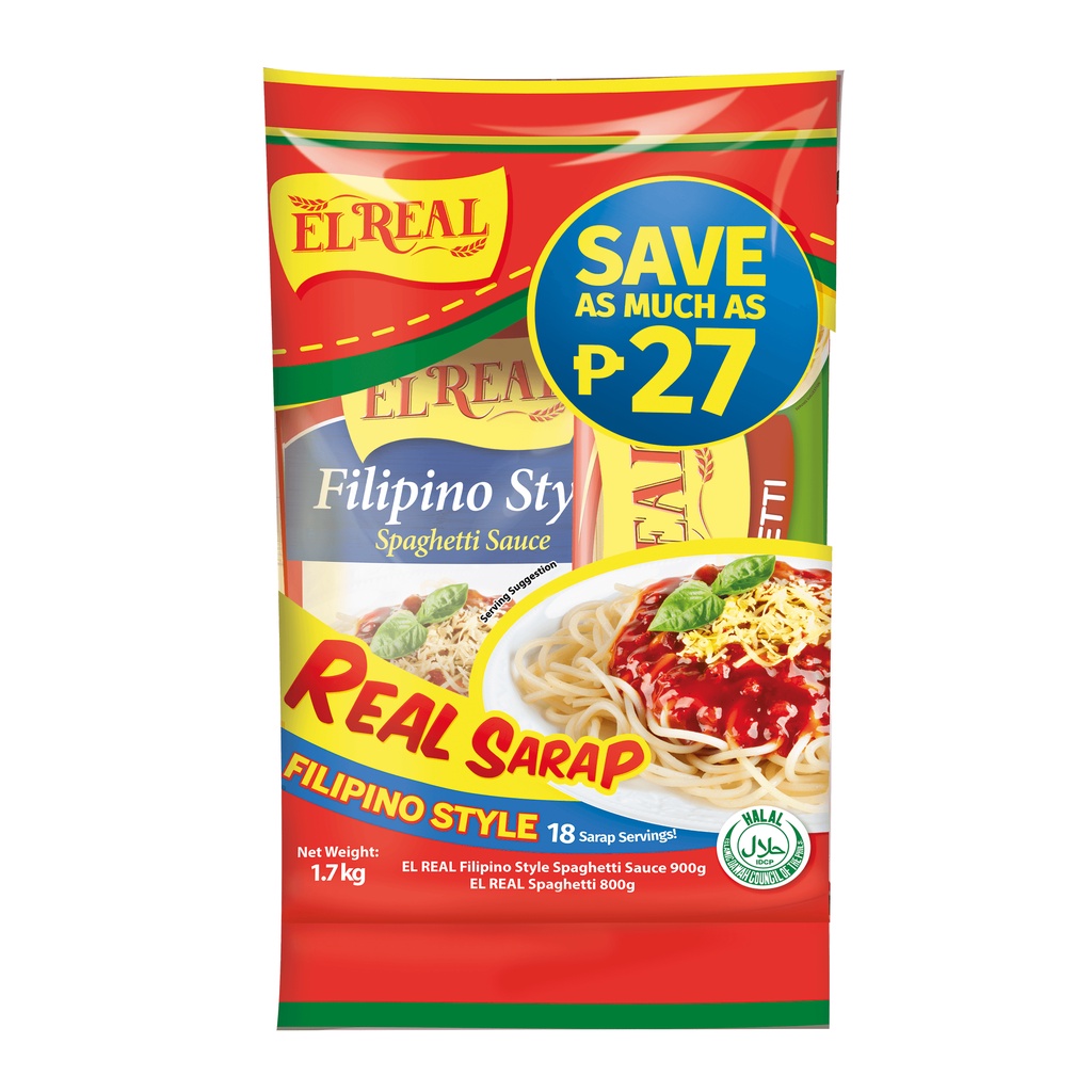 El Real "Real Sarap" Sarap Bundle Pack Filipino Style 1.7Kg Shopee