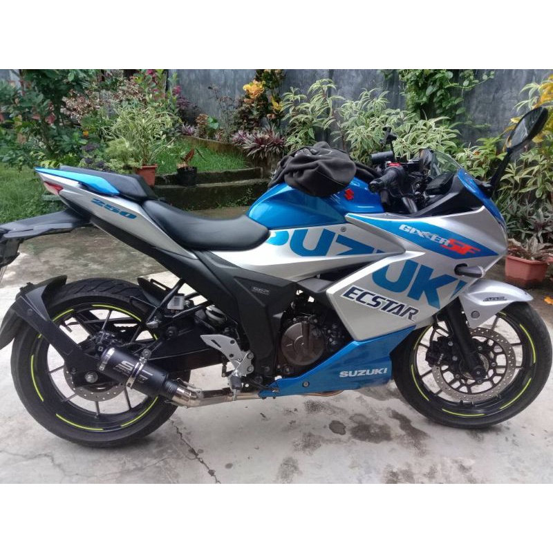Sc Project with Elbow Stainless for Suzuki Gixxer 250 Sf 250