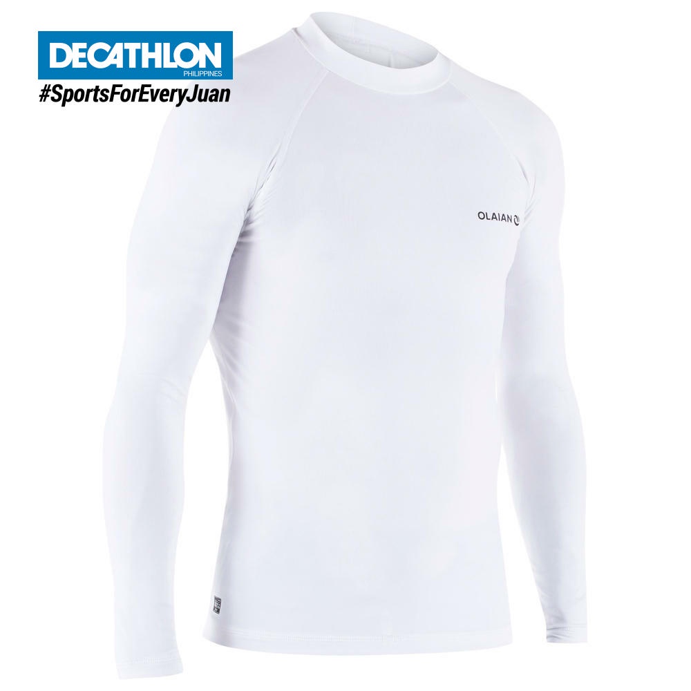 Decathlon Olaian Men's Rash Guard 100 LS | Shopee Philippines