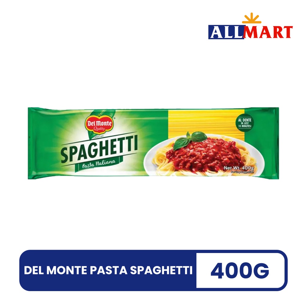 Del Monte Pasta Spaghetti 400g Shopee Philippines