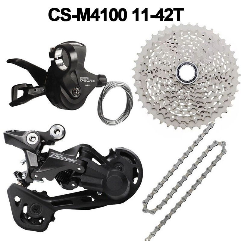 Shimano DEORE M4100 10 Speed Groupset MTB Bike RD-M4120 RD-M5120