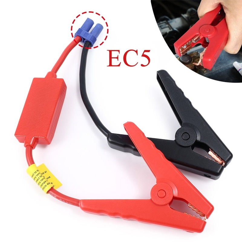 With EC5 Plug Connector Car Emergency Battery Jumper Alligator Clamp