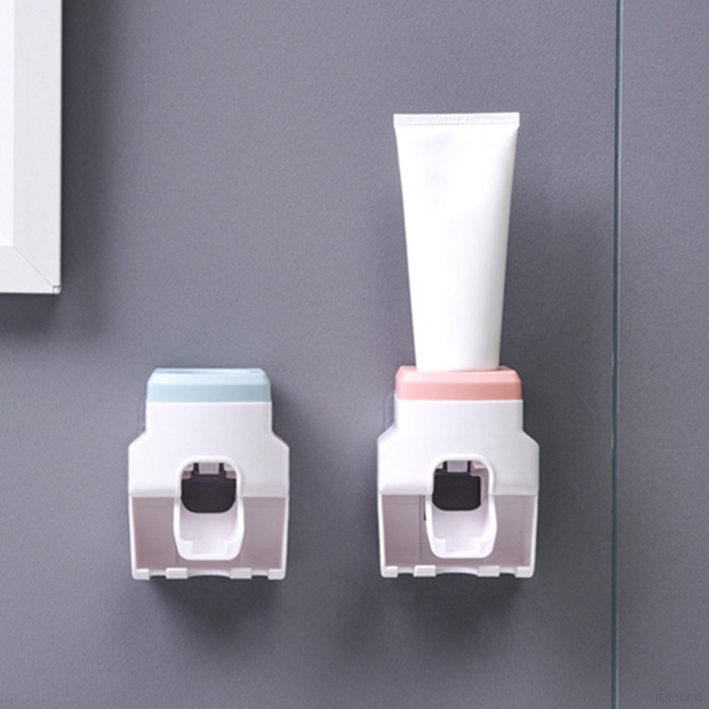 Automatic Toothpaste Dispenser And Wall-mounted Toothbrush Holder ...