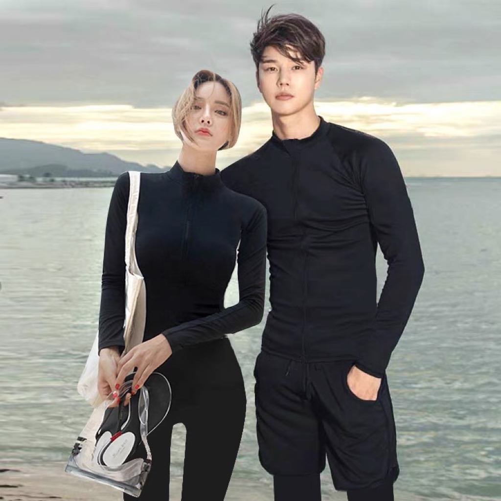 plain rashguard swimming long sleeves rash guard swimwear dri-fit ...