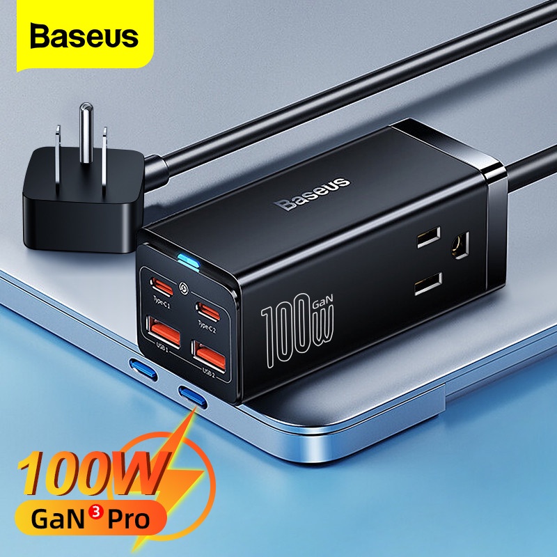 100w Gan3Pro Power Strip usb Socket 65w 2AC+2 U+2C Desktop Fast Charge ...