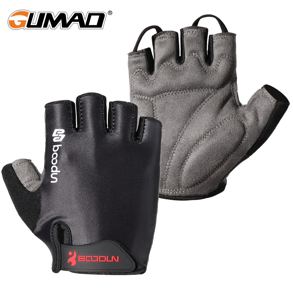 GUMAO Half Finger Cycling Gloves Anti-Slip Bicycle Gloves Anti-Shock ...