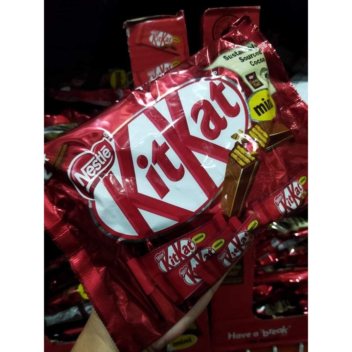 NESTLÉ KITKAT MINIS BAG, KitKat mini chocolate | Shopee Philippines