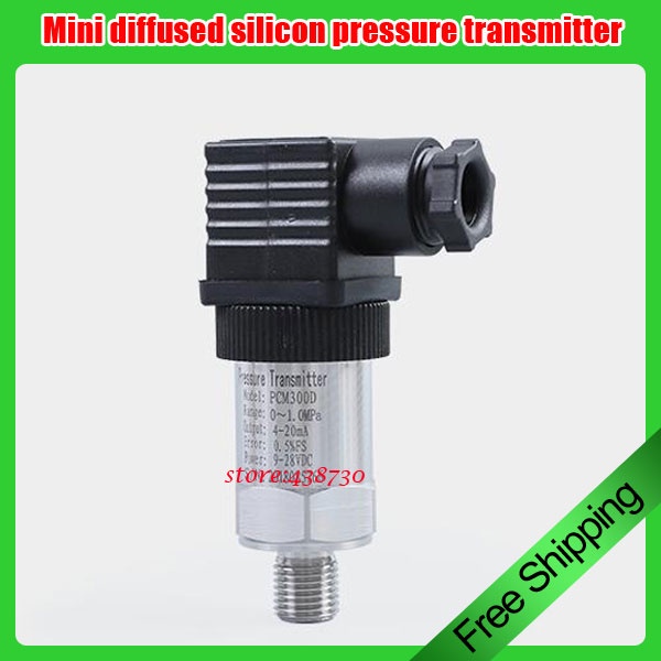 92mm Mini Diffused Silicon Pressure Transmitter 9 24v Pressure Sensor 4 20ma Constant Pressure 