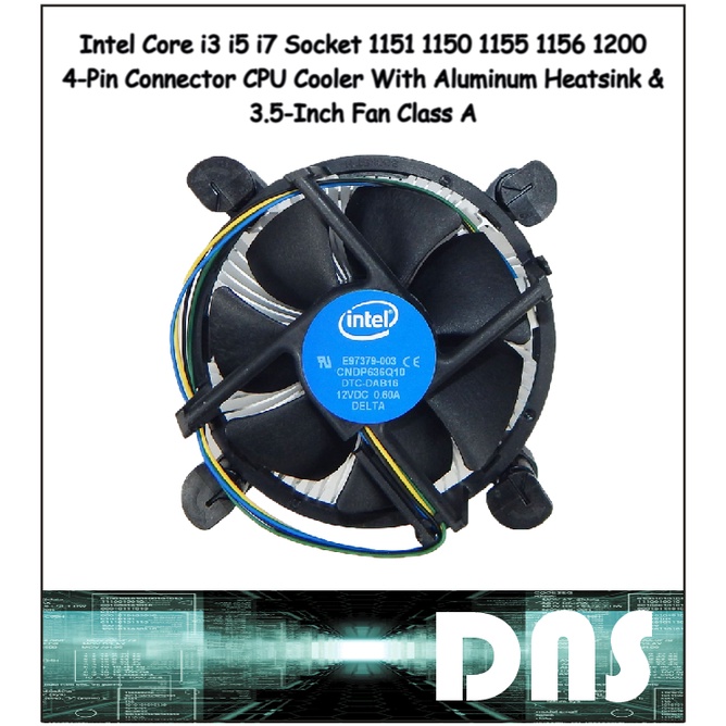 Intel Heat Sink Fan Compatible with all intel processor 6th, 7th, 8th