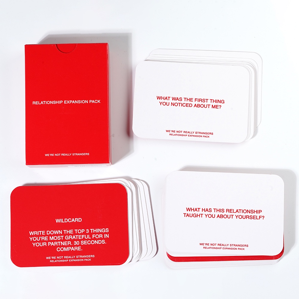 We're Not Really Strangers Card Game - Honest Dating Expansion Pack (50 ...