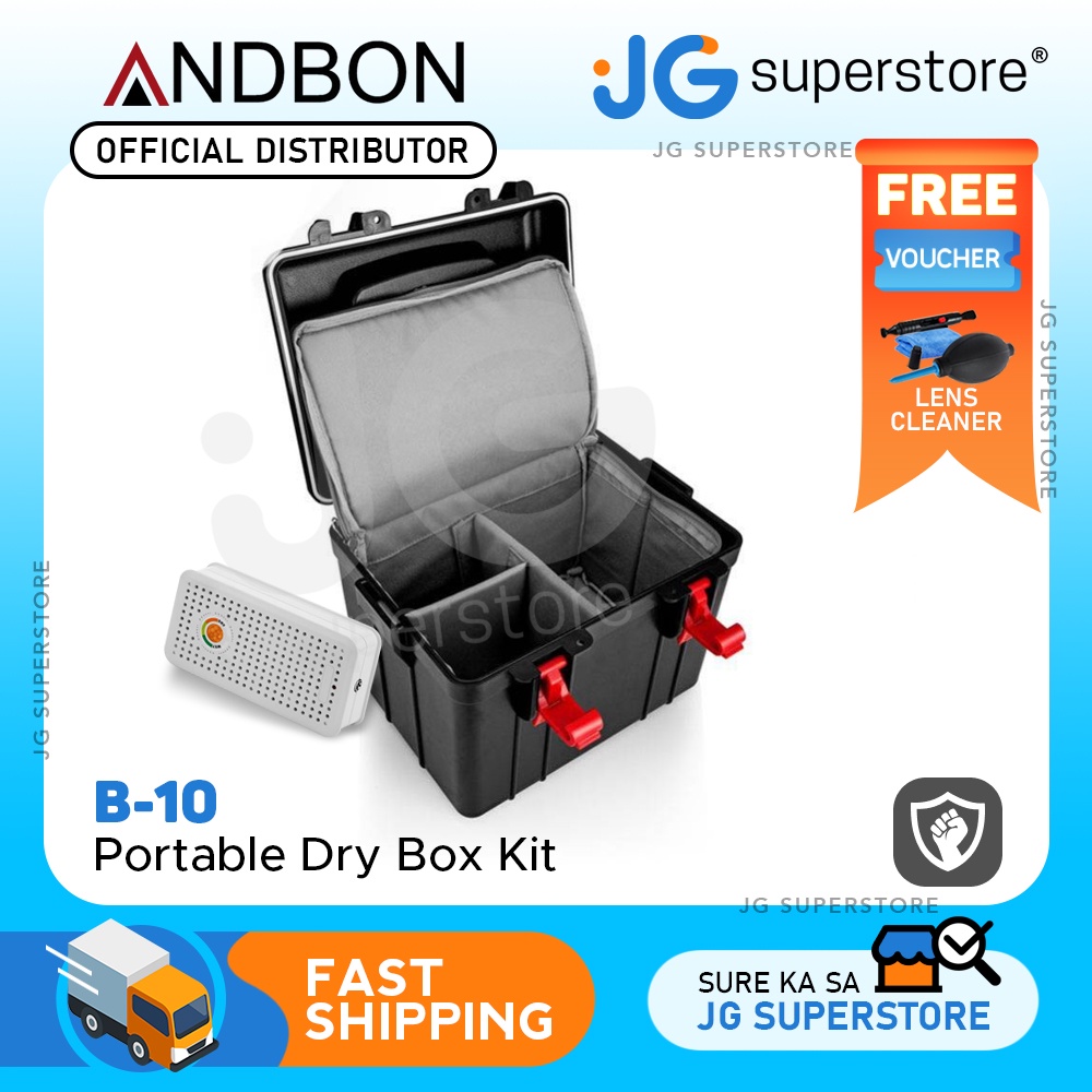 ANDBON B10 Portable Dry Box Kit with Dehumidifier for Camera