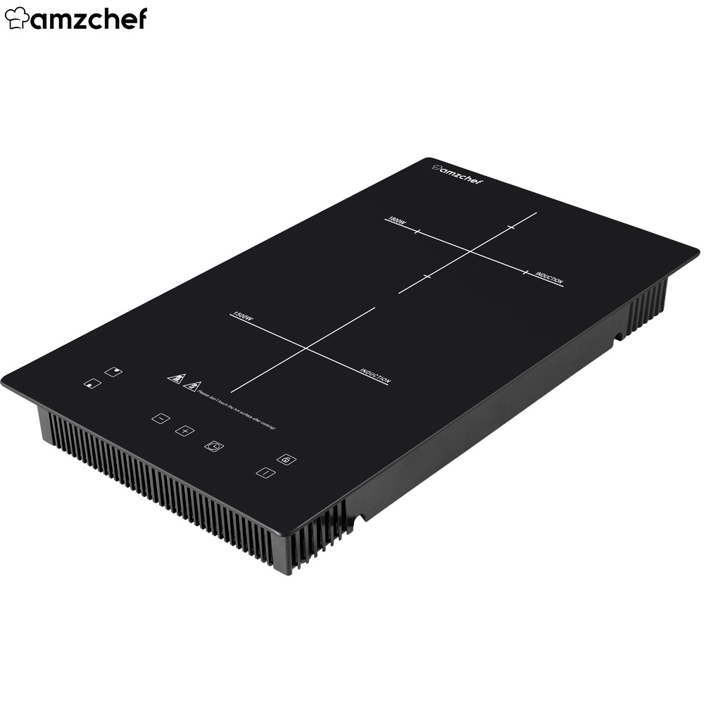 Amzchef 12" Builtin Electric Stovetop Electric Induction Cooktop With