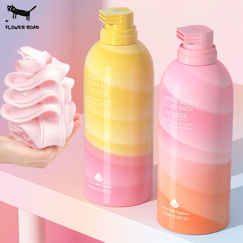FR 350ml Amino Acid Cream Mousse Shower Gel Whitening Perfume Body Wash Shopee Philippines