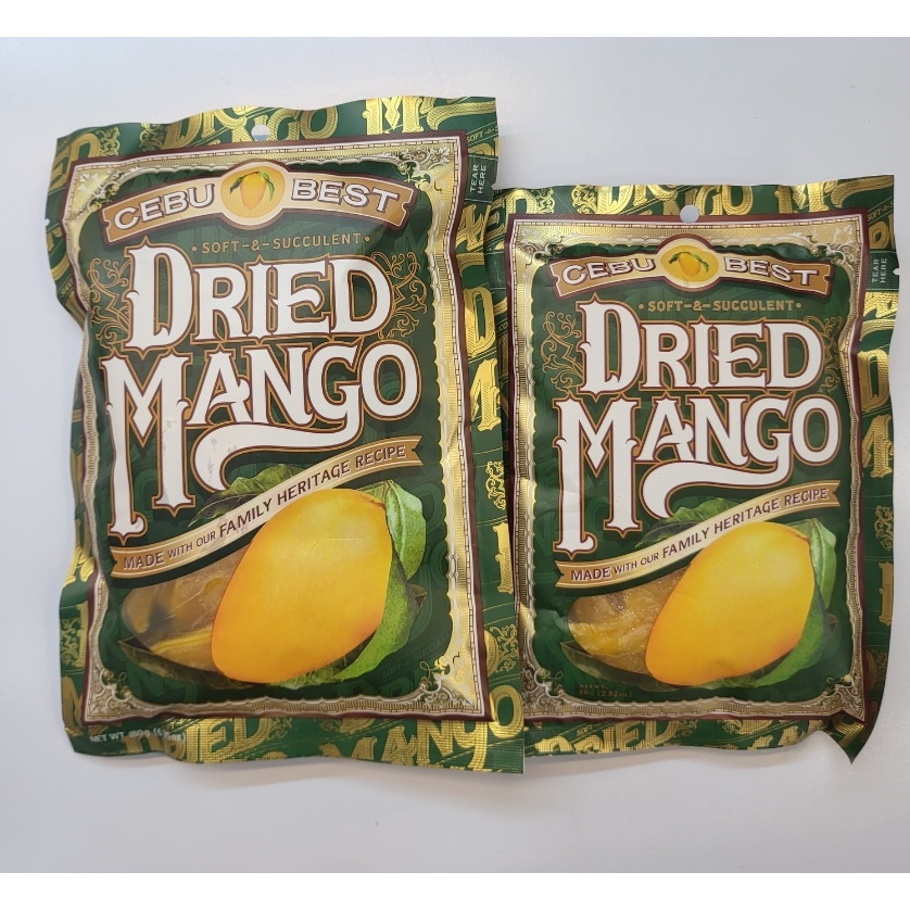 Cebu Best Dried Mango 80g & 180g Shopee Philippines