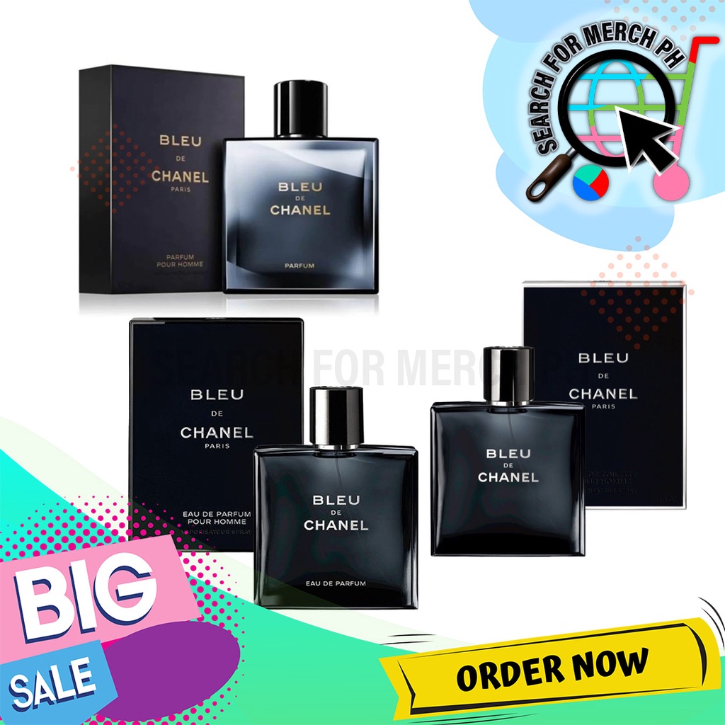 Bleu de chanel parfum pour homme 100ml hot sale