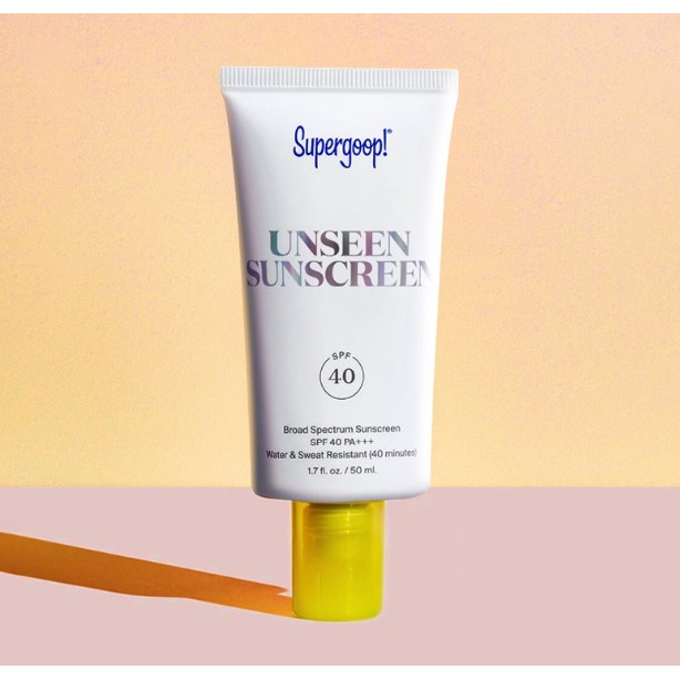 supergoop unseen transparent nonsensory sunscreen before makeup