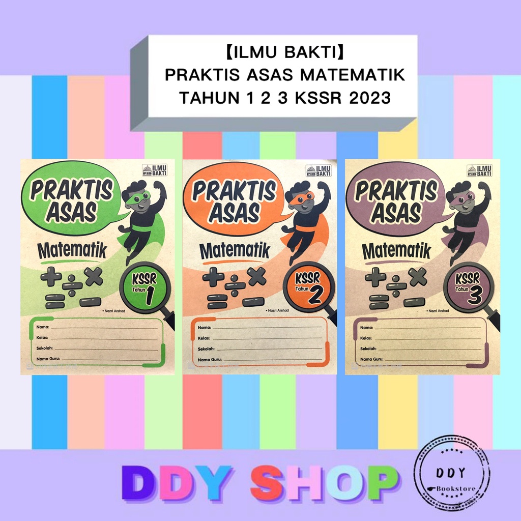 CLEARANCE【Ilmu Bakti】Basic Mathematics Practice Year 1 2 3 KSSR 2023 ...