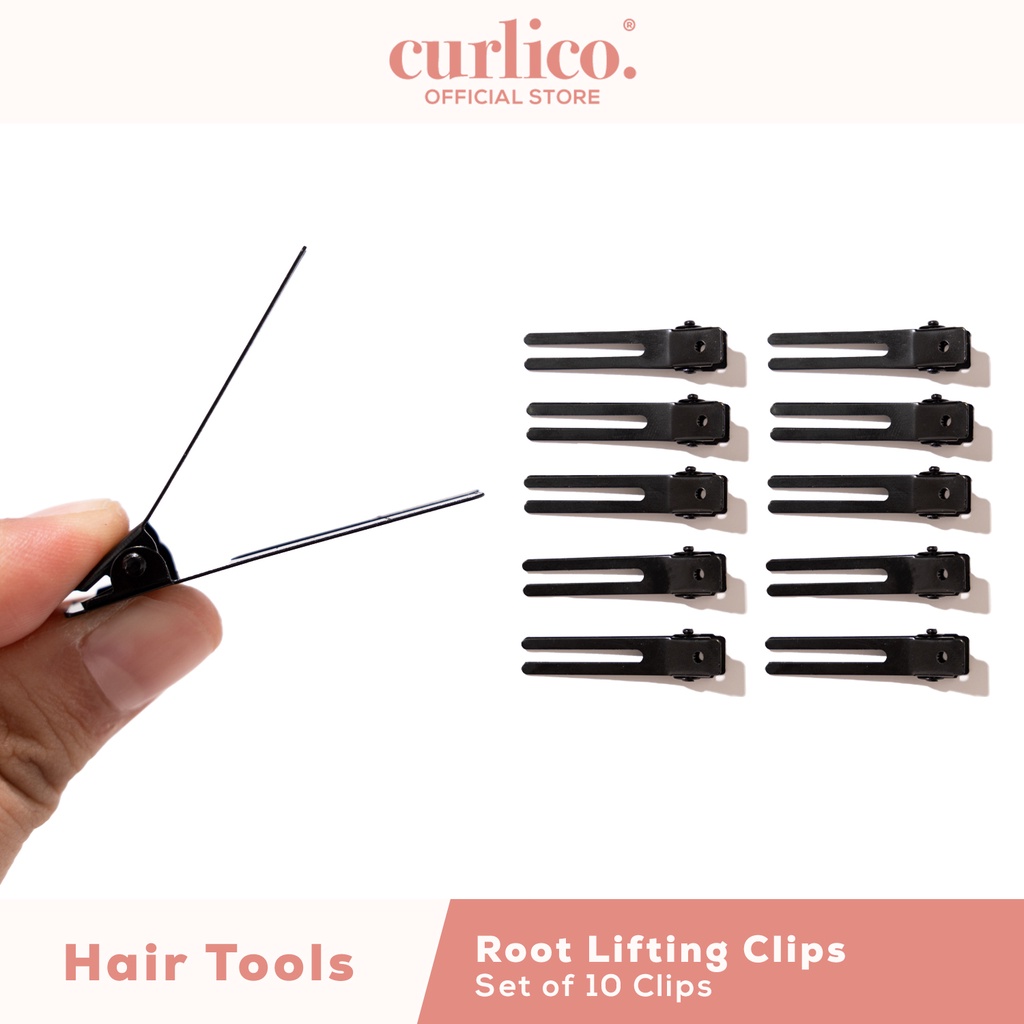 Curlico. Root Clips (Root Lifting Hair Clips / Double Prong Alligator
