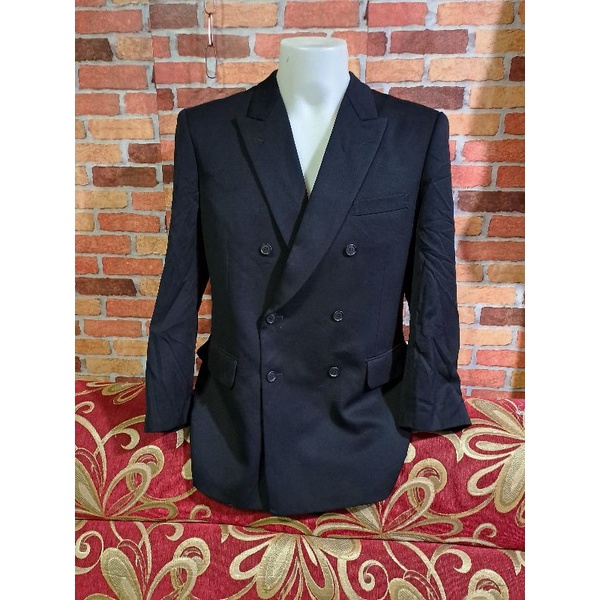 SALE SALE MENS BLACK COAT SUIT AMERIKANA KOREAN STYLE DOUBLE