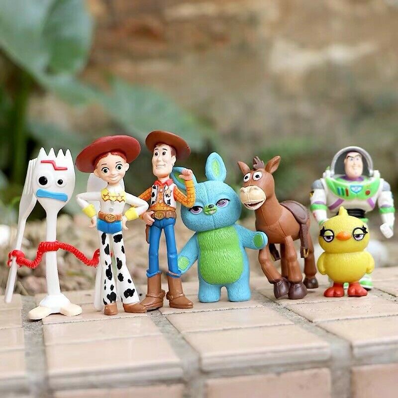 PCS Disney Figure Toy Story Forly Woody Lightyear Rex Alien
