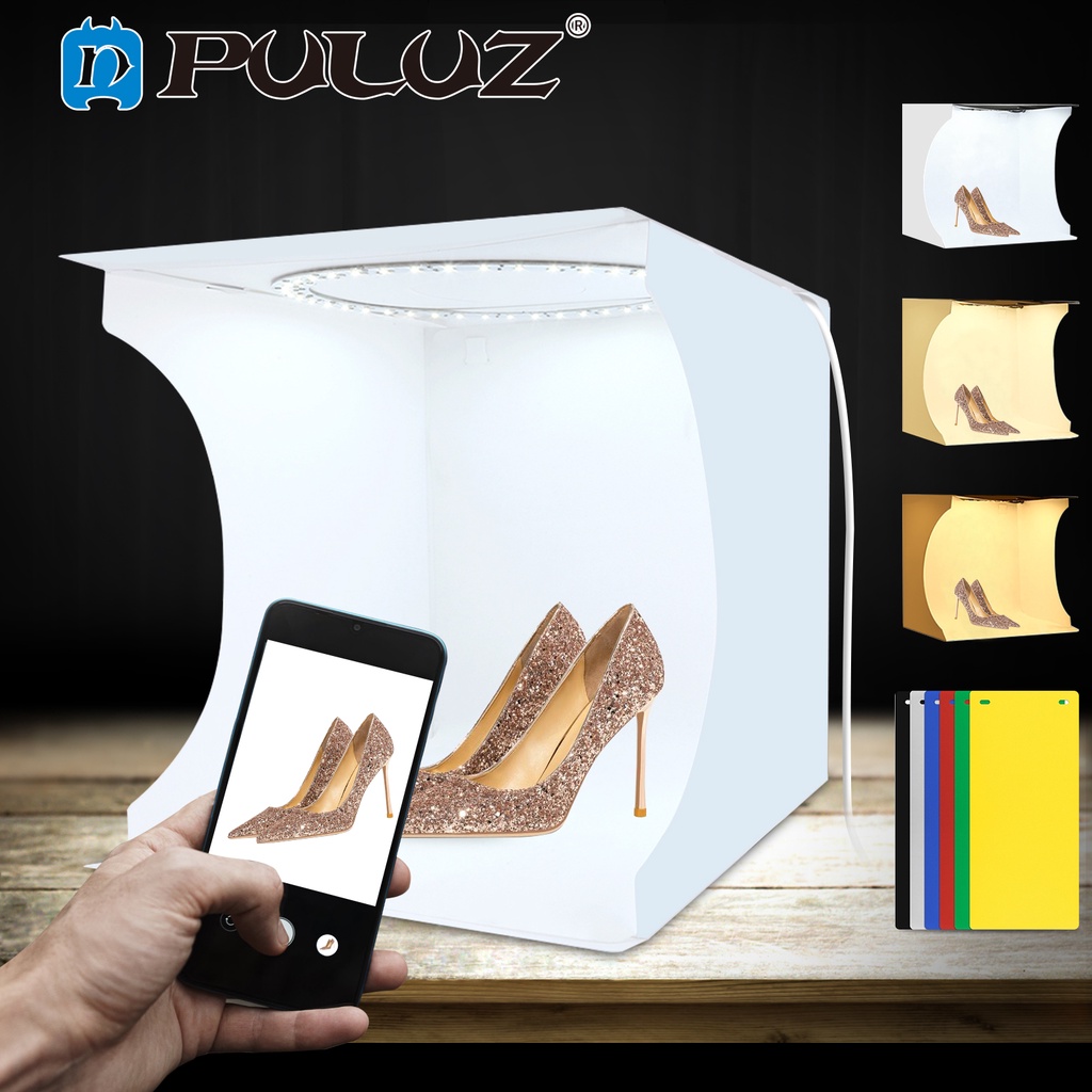 PULUZ 30cm LED Ring Light Box Lightbox Photo Studio Box Photography