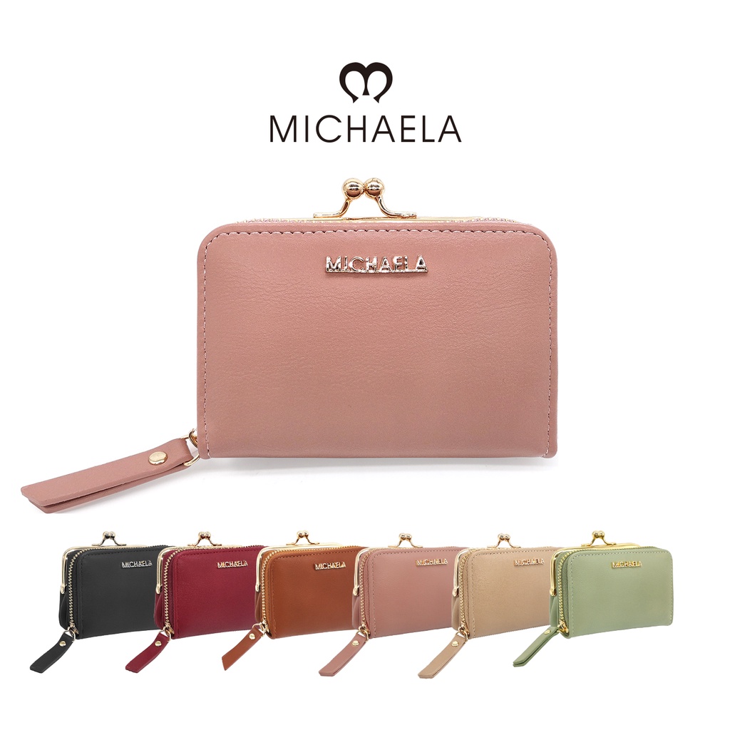 MICHAELA 2 In 1 Card Wallet for Women 11 Accordion Zipper Card Holder Frame Coin Purse MLP51131 2H Shopee Philippines