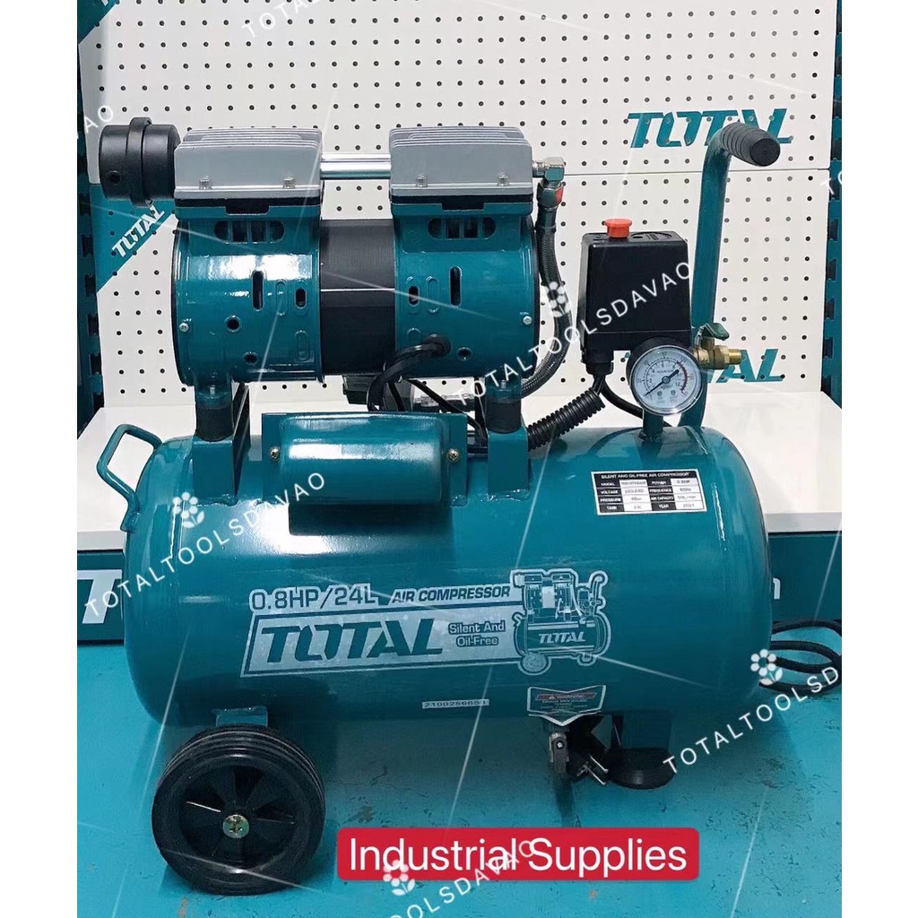 TOTAL Silent type Air Compressor 0.8HP TCS1075242P | Shopee Philippines