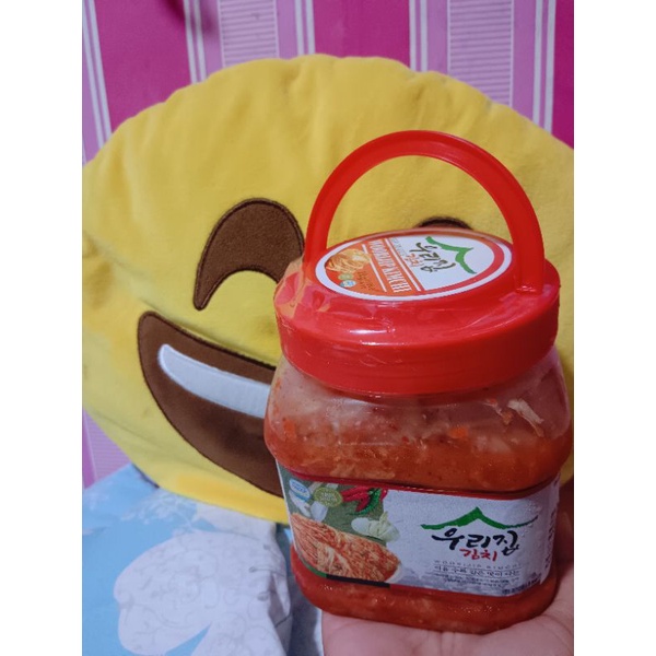 OUR HOME KIMCHI 1 kilo with jar & hanul kimchi no shrimp | Shopee