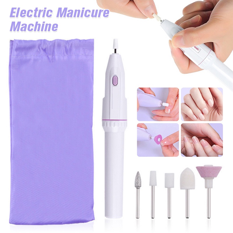 5 in 1 Electric Nail Drill Kit MultiFunction Electric Fingernail File