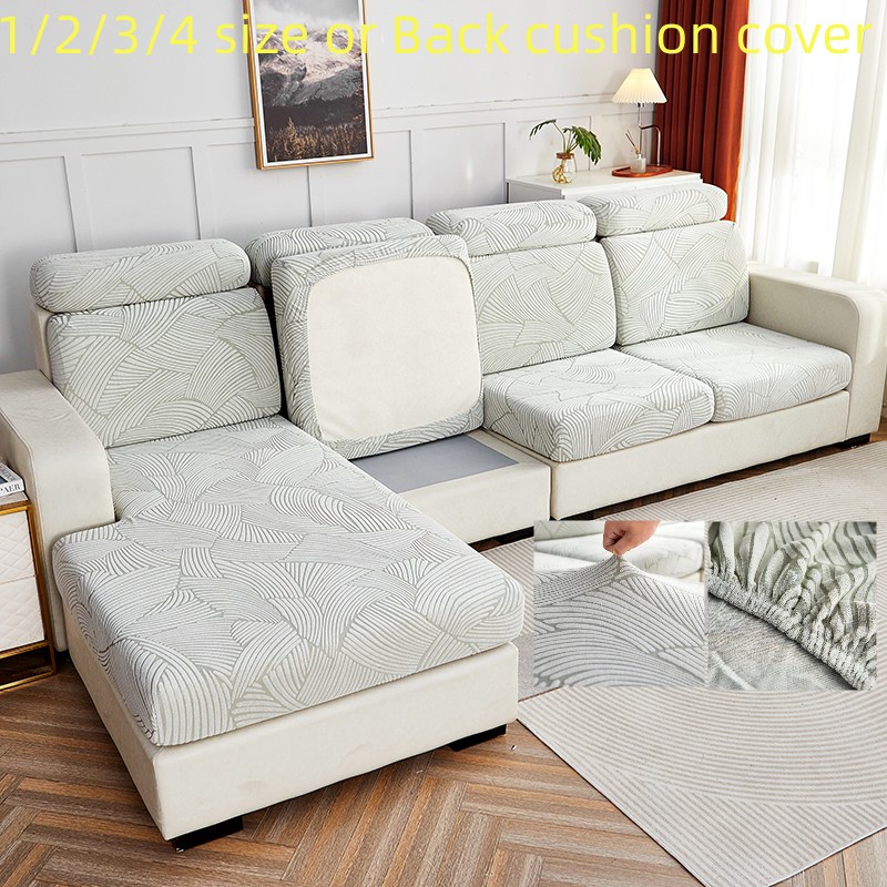 NEW 1/2/3/4 Seaters Velvet Sofa Cushion Cover Elastic Sofa Cover Warm