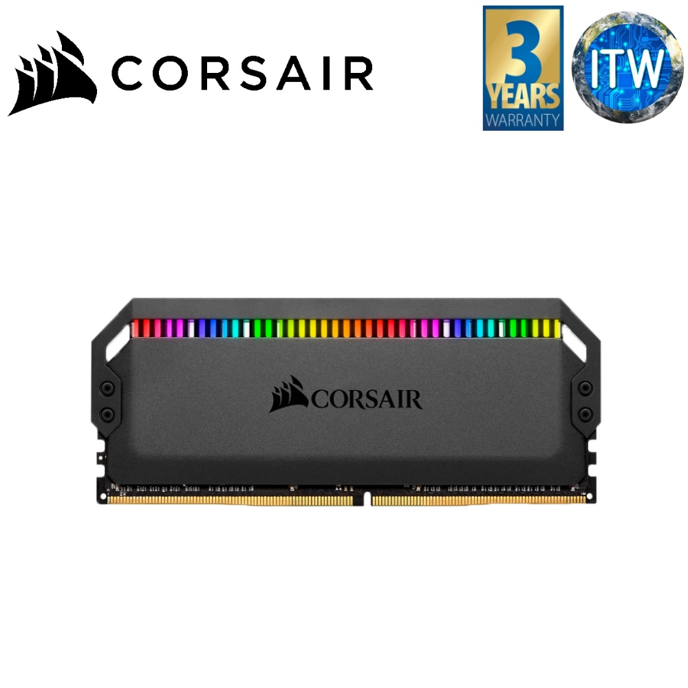 Corsair Dominator Platinum RGB 64GB (2x32GB) DDR4-3200 C16 Memory Kit ...