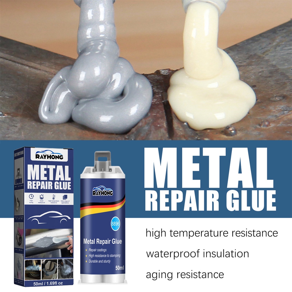 Super Glue Metal Bonding Repair Paste Casting Adhesive Industrial Heat