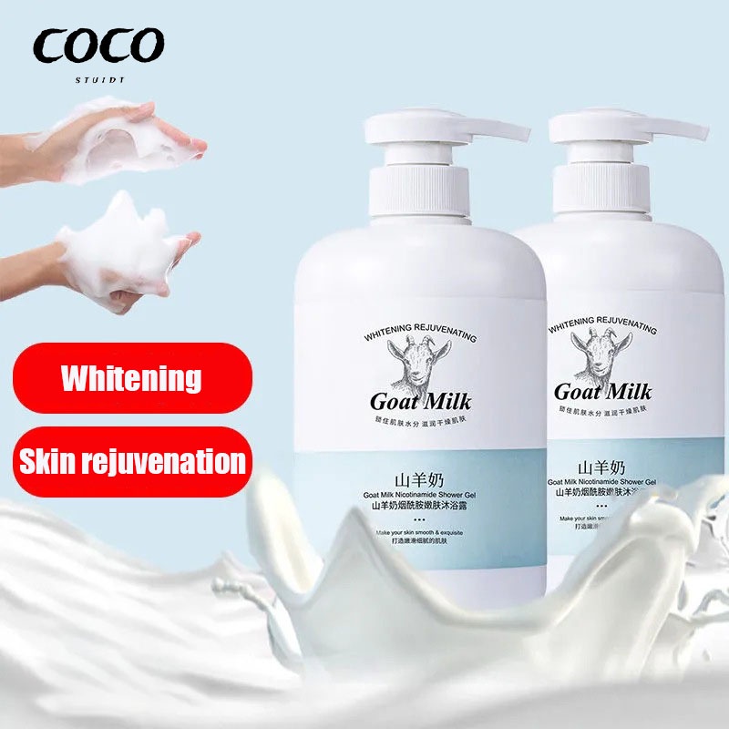 Goat Milk Niacinamide Whitening And Rejuvenating Shower Gel