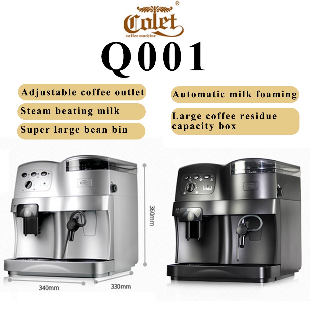 Calet Cltq001 Automatic Coffee Machine Home Italian American