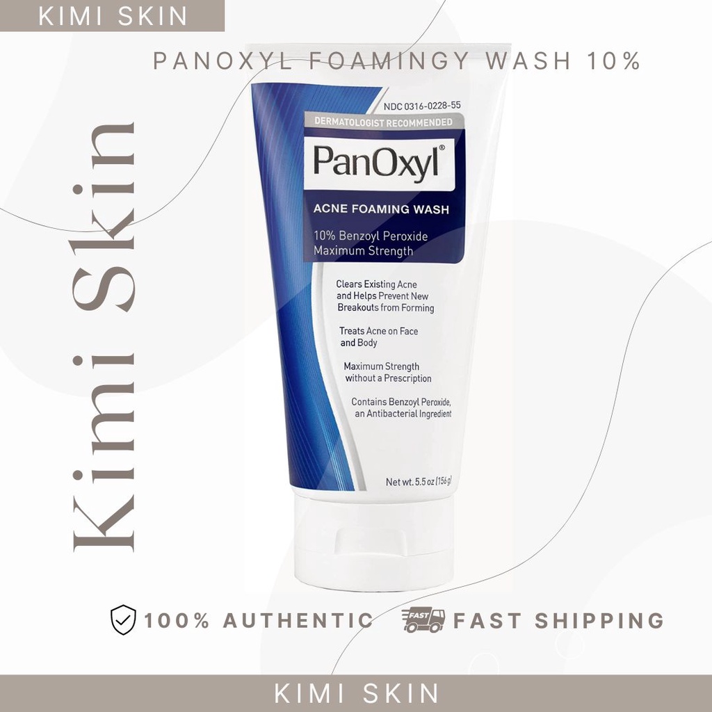 PANOXYL ACNE Foaming Cleanser 10 BENZOYL PEROXIDE 156g Shopee