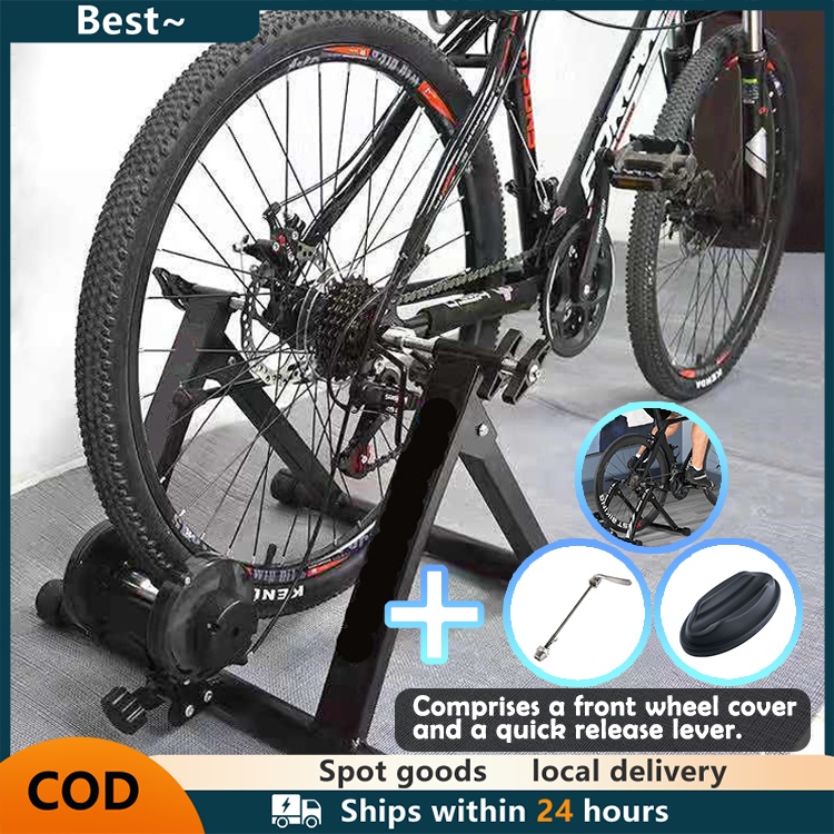 Bike trainer best sale for disc brakes