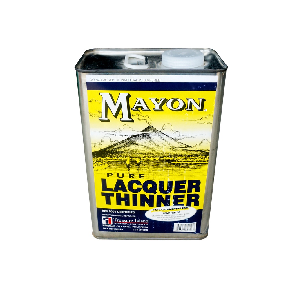 MAYON Lacquer Thinner 3.75L (1 gallon) Shopee Philippines