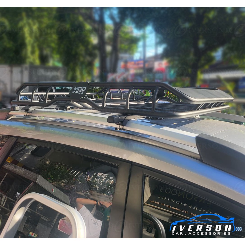 38x50 MOD Roof Rack Luggage Rack with Clip Type Crossbar installed in ...