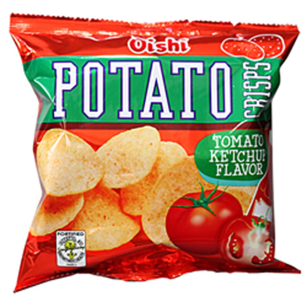 Oishi Potato Crisps Tomato Ketchup 18g Shopee Philippines