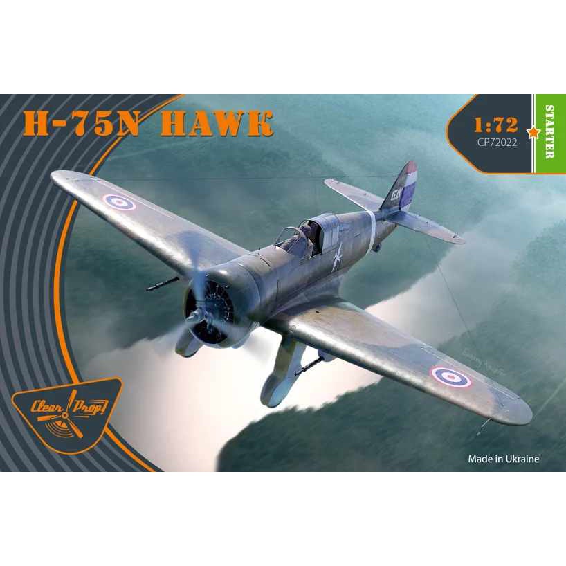 Airplane Model Clear Prop Models 1/72 CP72022 H75N Hawk Shopee