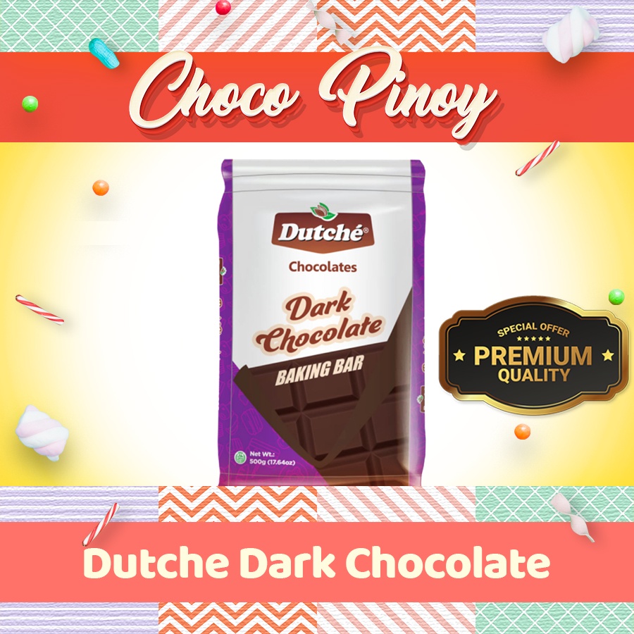 Choco Pinoy 500g Dutche Dark Chocolate Bar Onhand Shopee Philippines