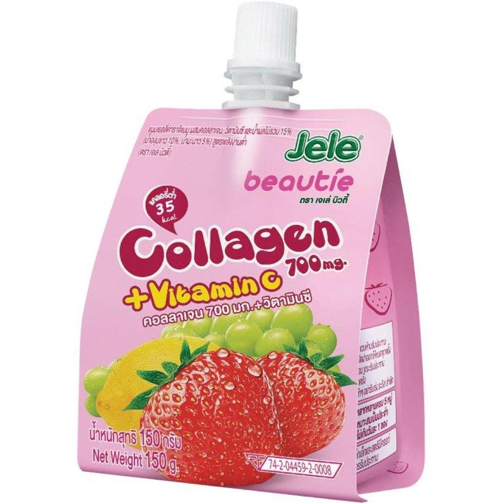 Jele Beautie Strawberry Flavored Juice With Collagen + Vitamin C 150g