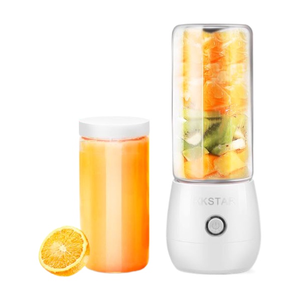 Portable Electric Juice Blender with Stainless Blades Pyrex Glass Cup ...