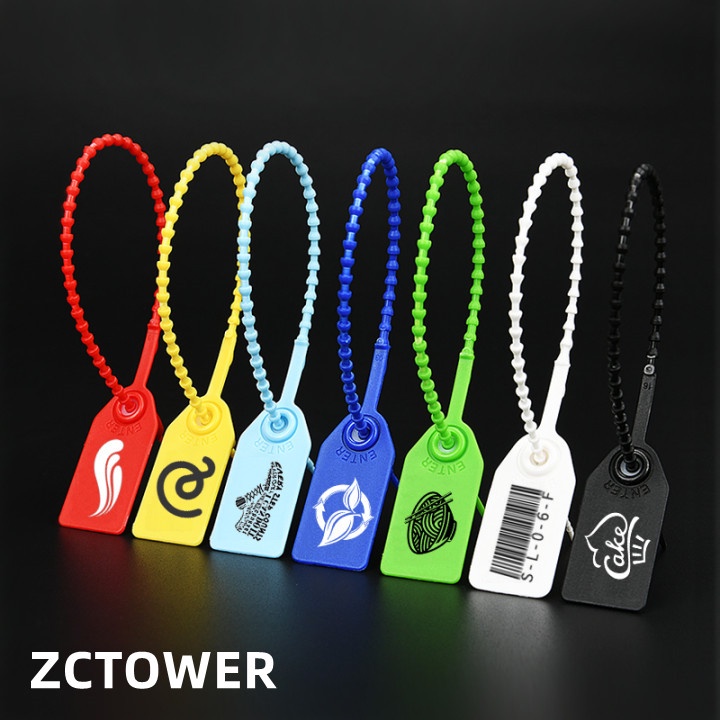 100 Numbered Plastic Security Seals Tamper Proof Tags Pull Ties Secure Anti Tamper Seals Self Lockingwhite