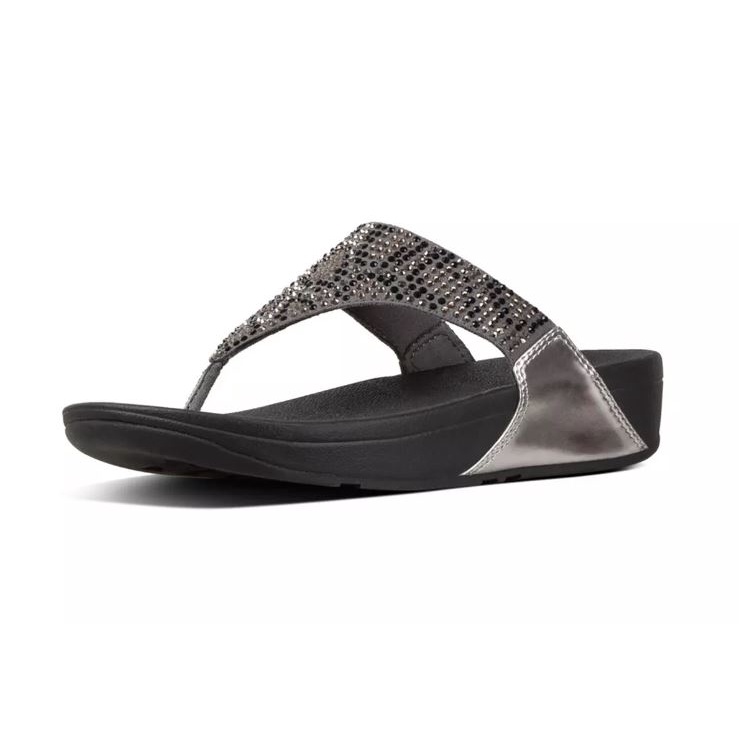 FITFLOP Women s Lulu Leopard Crystal Wedge Sandal